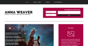 Screenshot of annaweaver-poet.com
