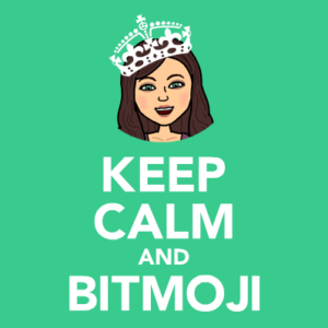 Keep Calm and Bitmoji K